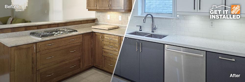 Kelowna Kitchen Cabinet Supplies Refacing Services Home Depot